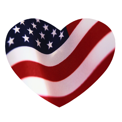 10 Heart Shaped American Flag Free Cliparts That You Can Download To    