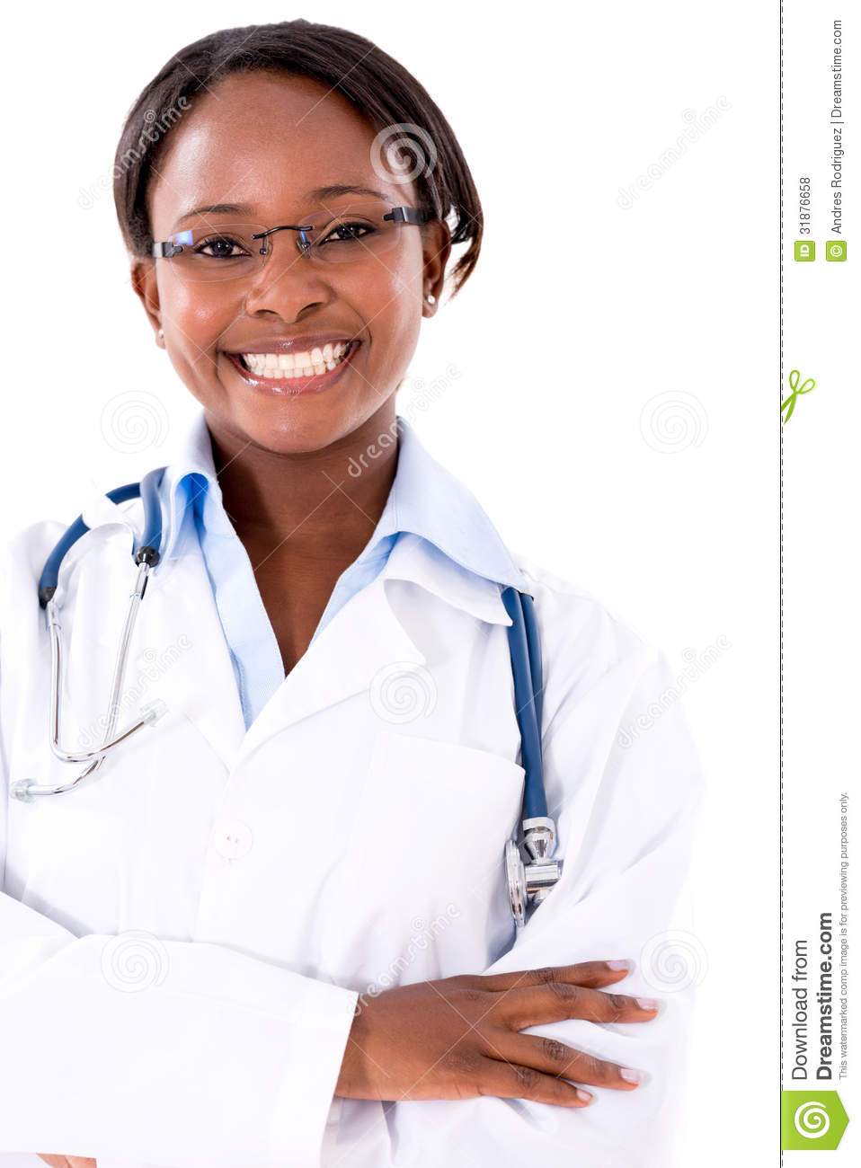Black Female Doctor Royalty Free Stock Photos   Image  31876658