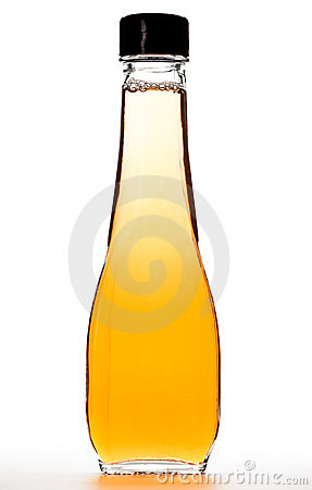 Bottle With Apple Vinegar Royalty Free Stock Photography   Image