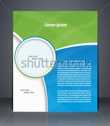 Brochure Magazine Cover Flyer Or Poster Stock Vector   Clipart Me