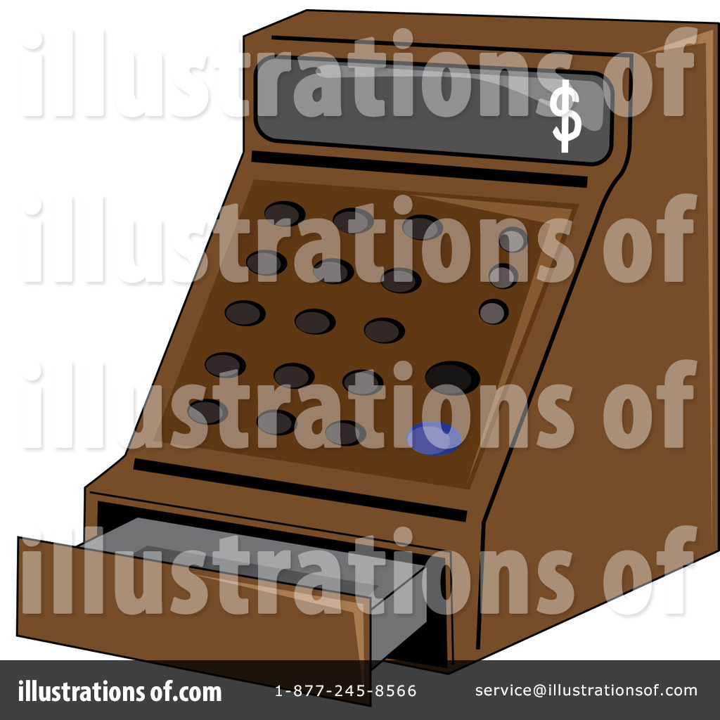 Cash Register Clipart  77689 By Pams Clipart   Royalty Free  Rf  Stock    
