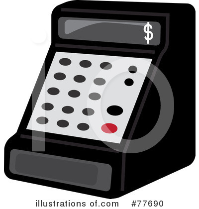 Cash Register Clipart  77690 By Pams Clipart   Royalty Free  Rf  Stock