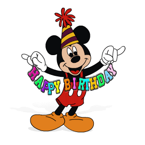 Celebrating Their Birthday Here S A Nice Mickey Mouse Birthday Picture