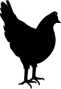 Chicken Silhouette Chicken Clipart Imag