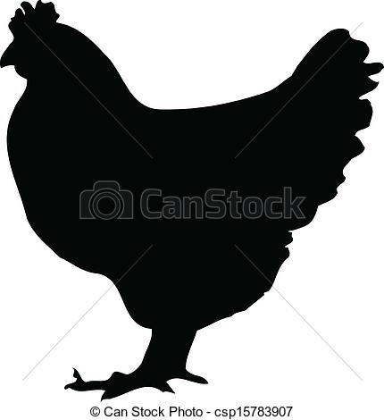 Chicken Silhouette   Csp15783907
