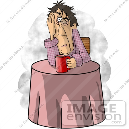 Clipart Exhausted