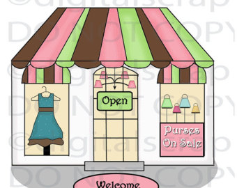 Clothing Store Clipart Form Fashion Boutique Shop