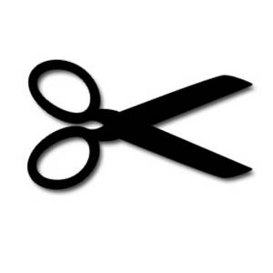 Description  Free Clipart Picture Of A Pair Of Black Scissors  This