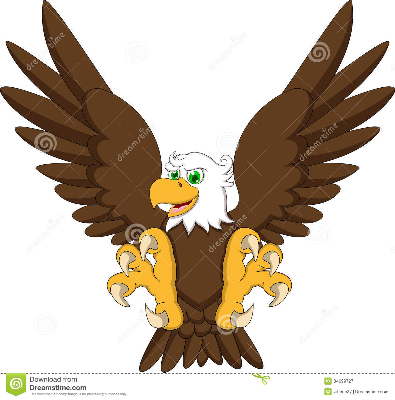 Eagle Cartoon Flying Royalty Free Stock Photography   Image  34699727