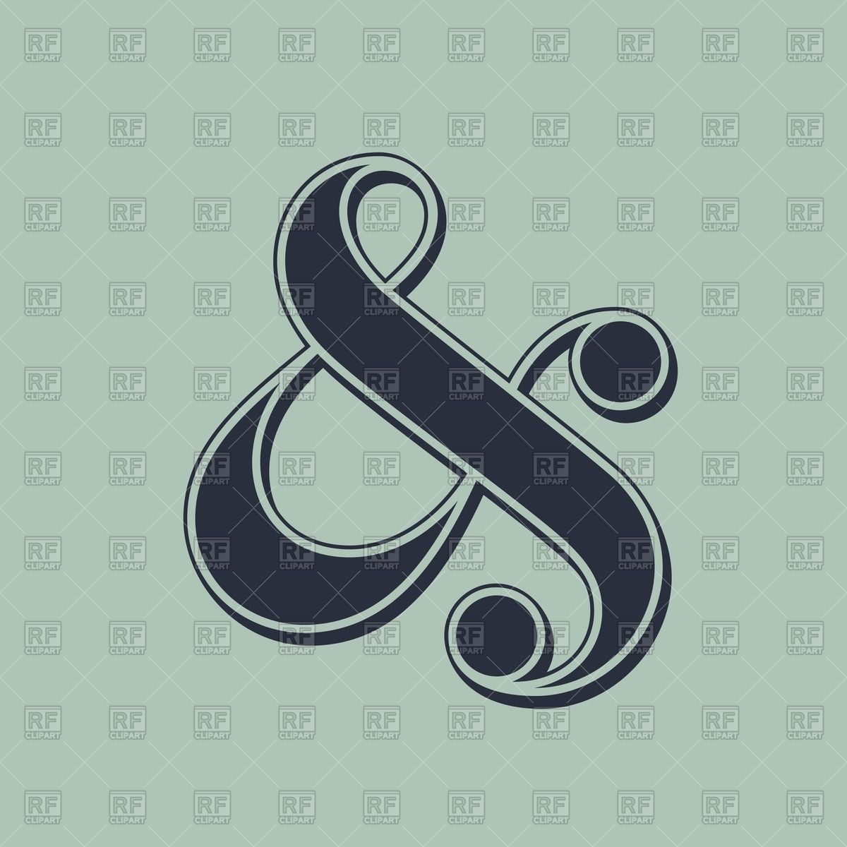 Elegant And Stylish Ampersand Symbol 51702 Download Royalty Free