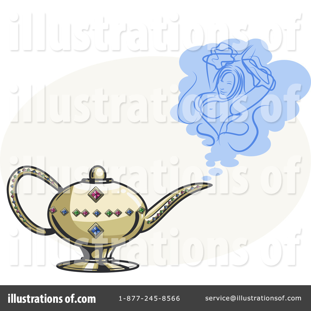 File Name   Royalty Free Rf Genie Lamp Clipart Illustration By R