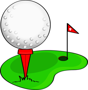 Golf Hole Clipart Image  A
