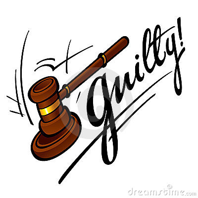 Guilty Verdict Clipart Guilty 24057927 Jpg