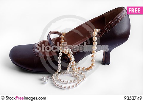 High Heel Shoe With Pearls   Free Stock Photos   Images   9353749