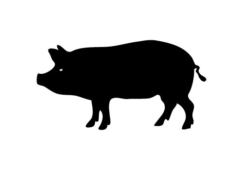 Home   Blog   Animal Vector Silhouette   Free Pig Silhouette Vector