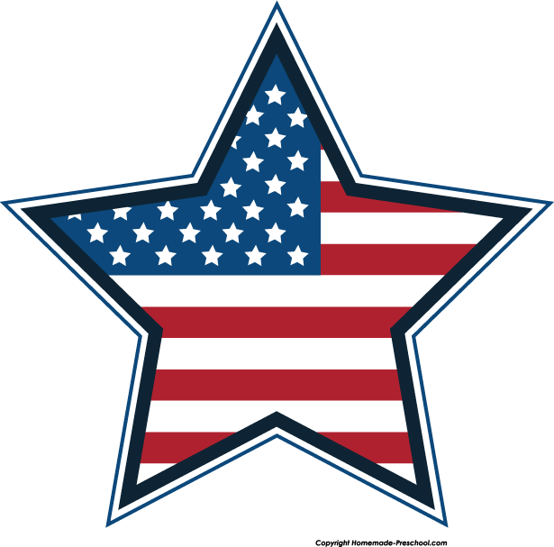 Home Free Clipart American Flags Clipart American Flag In Star