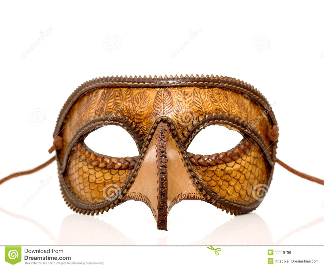 Leather Italian Half Mask The Bird S Beak 