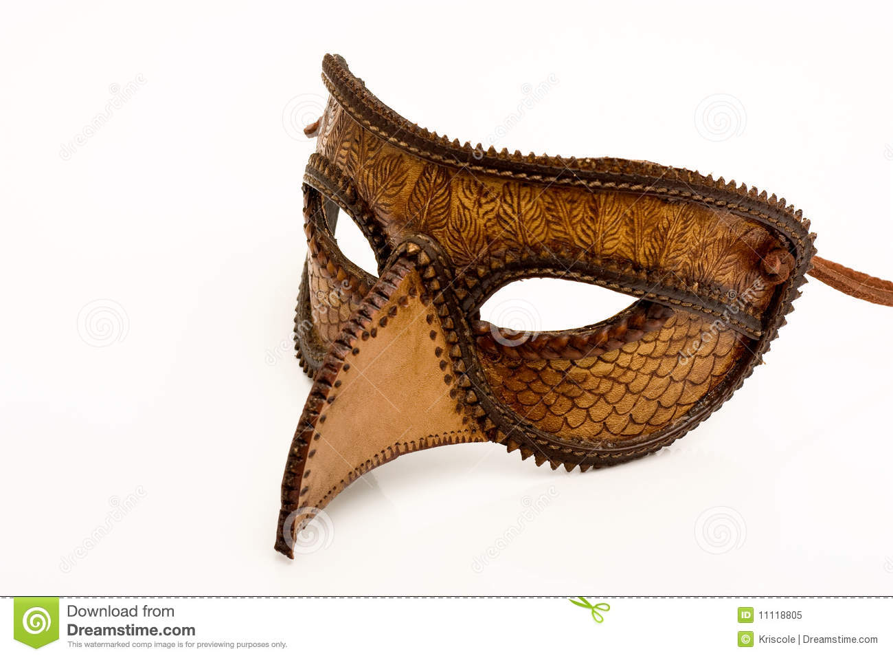 Leather Italian Half Mask The Bird S Beak