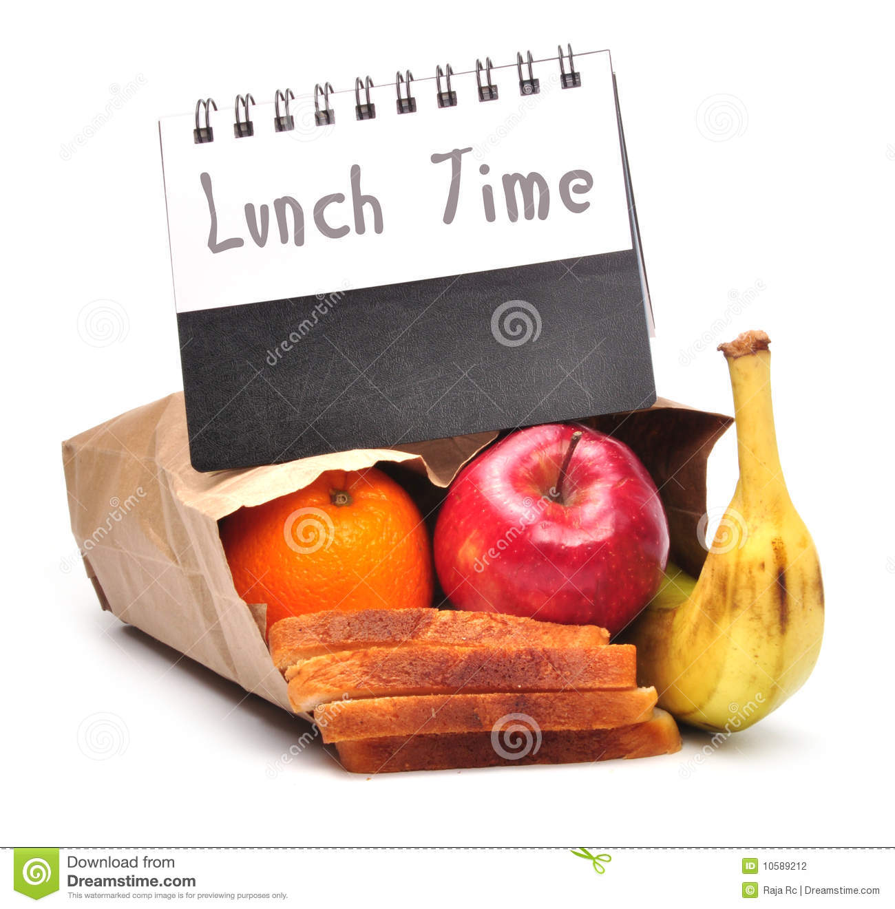 Lunch Time   Clipping Path Stock Photography   Image  10589212