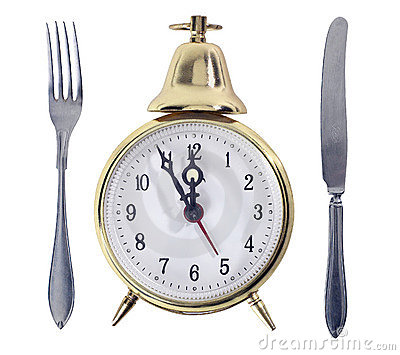 Lunch Time Symbol Royalty Free Stock Photos   Image  3446308