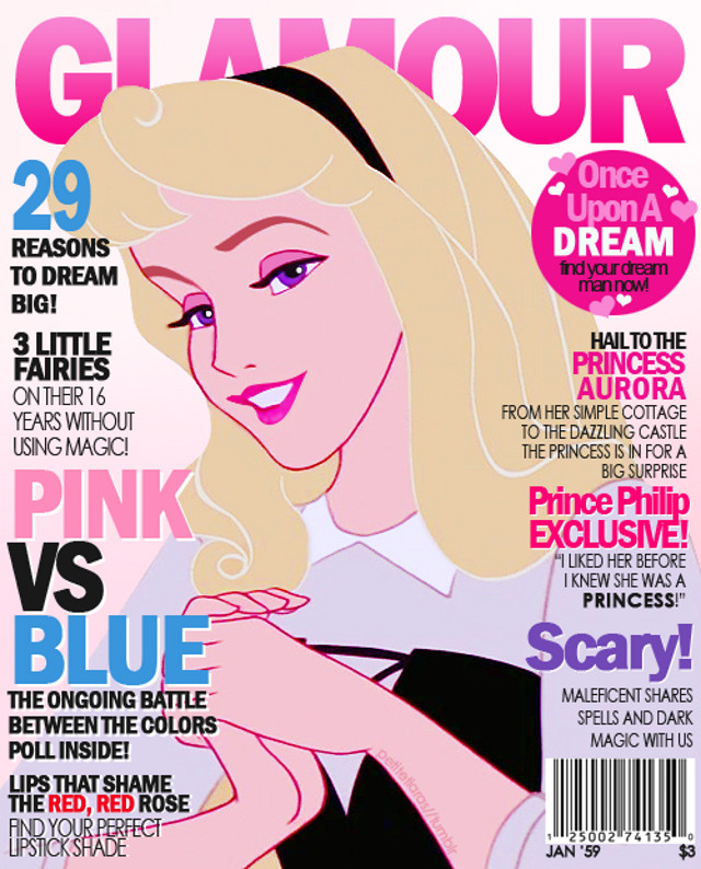 Princesses Disney Princesses As Magazine Covers Geeky Magazine Covers