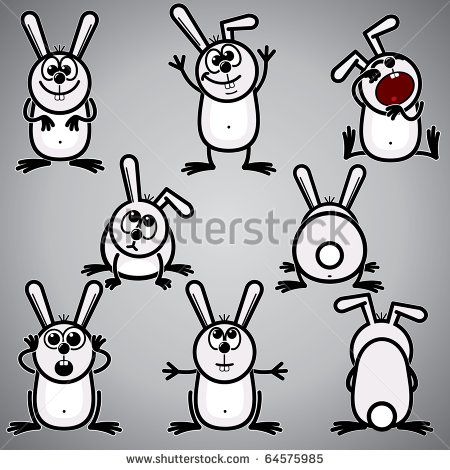 Related Pictures Clipart Cute Easter Bunny Standing Inside Split Egg