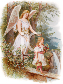 Royalty Free Guardian Angel Clipart