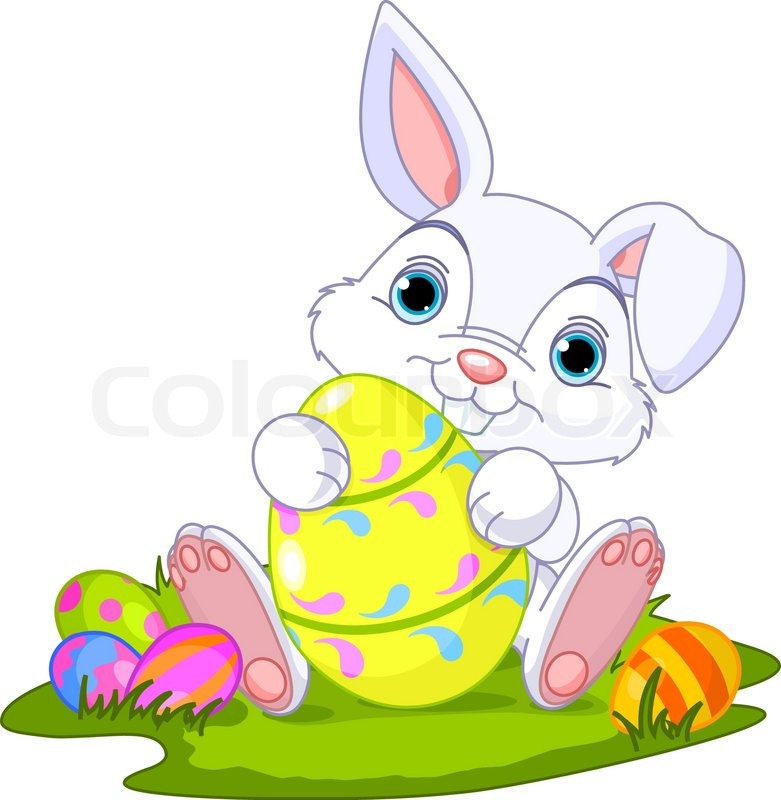 Stock Vector Of  Easter Bunny With Easter Egg