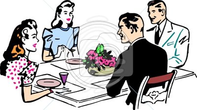 Thanksgiving Dinner Table Clipart