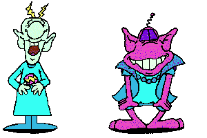 These Two Aliens Animated Aliens Look Funny And Can T Stop Laughing