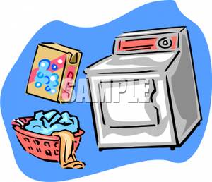 Dirty Laundry Basket Clipart A Basket Of Dirty Clothes
