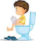 Drawings Of Little Boy Potty Training Tow0014   Search Clip Art