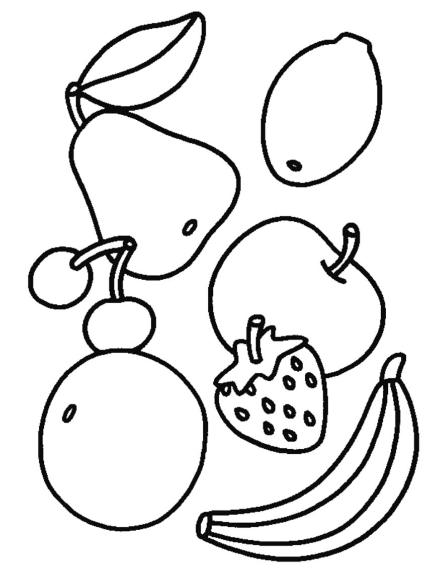 Food Coloring Pages 3 Food Coloring Pages 4