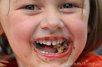 Girl With Messy Face Royalty Free Stock Photo   Image  2374845