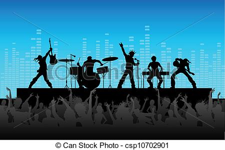 Rock Band Performance   Csp10702901
