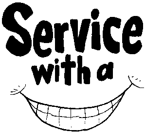 Service With A Smile Clipart