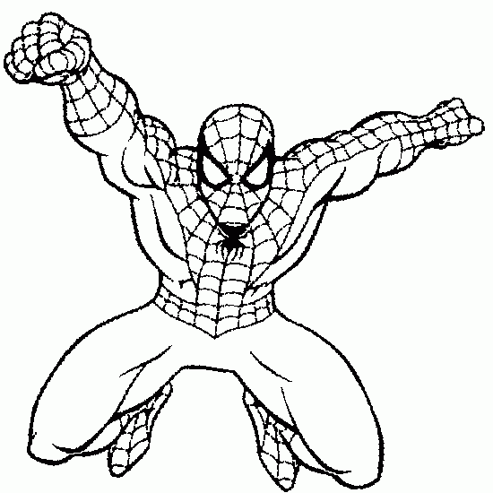 Spider Man Coloring   Spiderman Picture Online Coloring Page Free