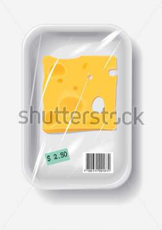 Cheese In Plastic Container Stock Vector   Clipart Me