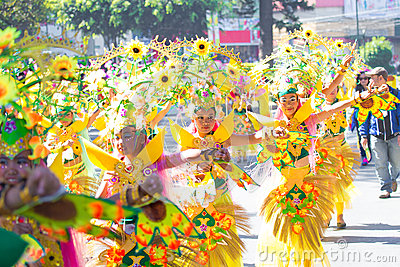 February 27 2015 Baguio Philippines  Baguio Citys Panagbenga Flower    