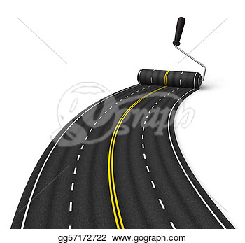 Highway Construction Clipart Road Construction Concept