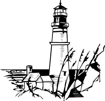 Lighthouse Clipart Black And White   Clipart Best