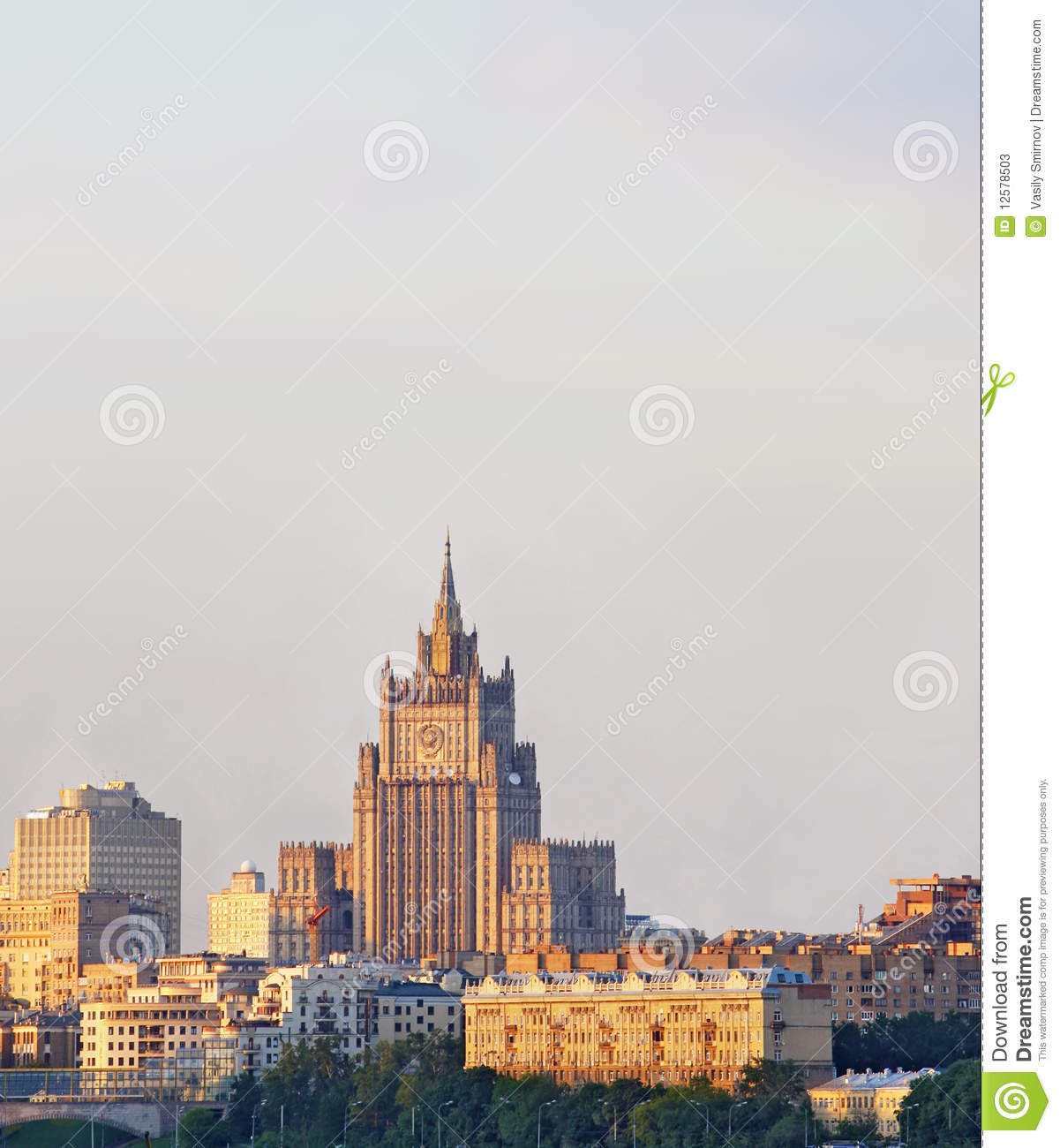 Ministry Of Foreign Affairs Russia Moscow Stock Photos   Image