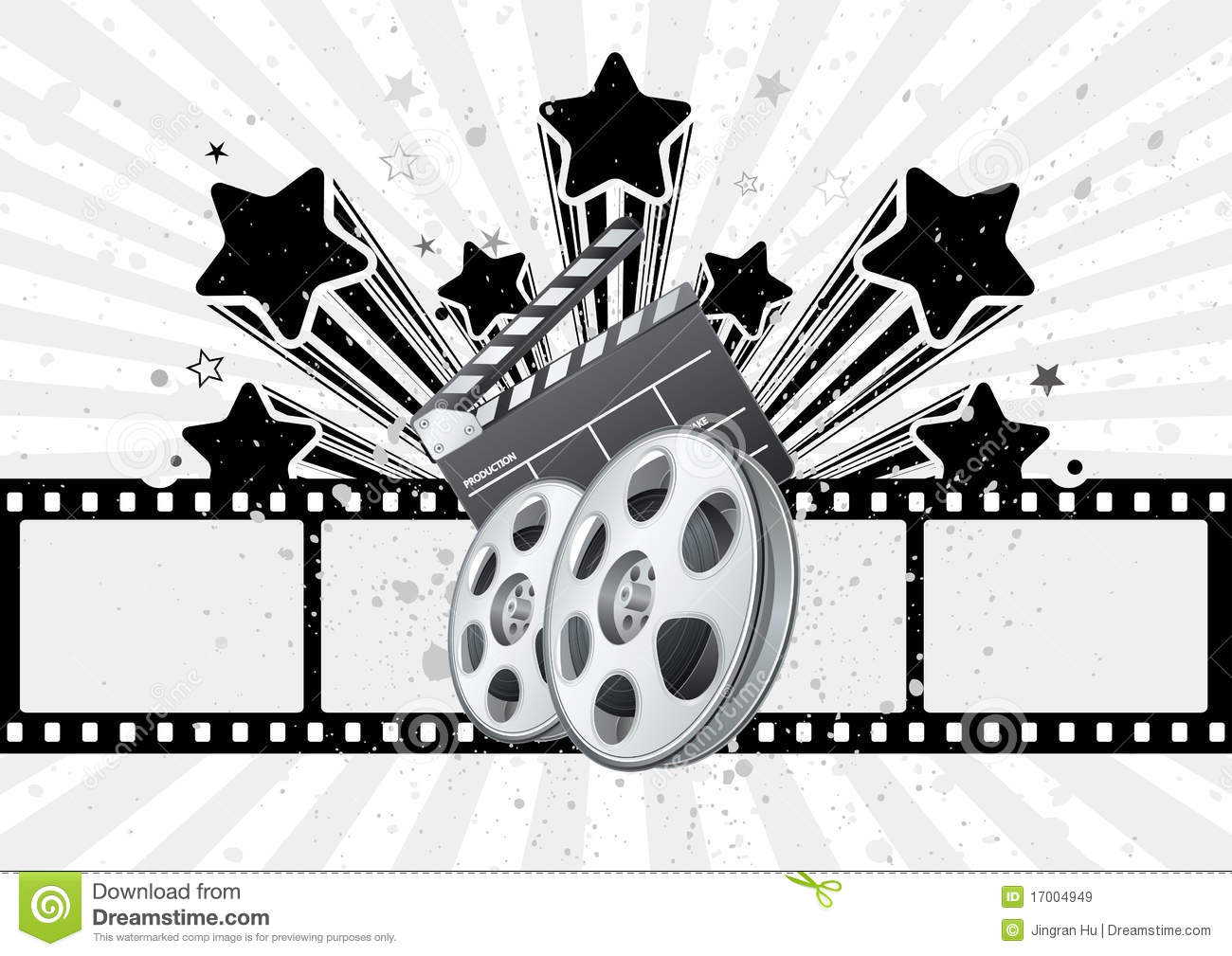 Movie Theme Illustration Royalty Free Stock Images   Image  17004949