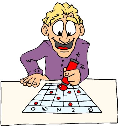 People Playing Bingo Clip Art Bingo Border Clipart Bingo