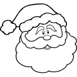 Santa Face   Printable   Pinterest