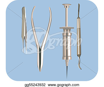 Stock Illustration   Surgical Instruments  Clipart Illustrations