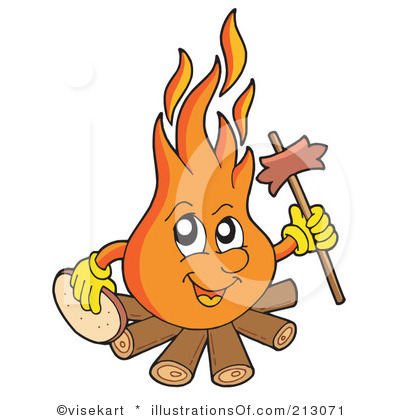 Campfire Smores Clipart Royalty Free Campfire Clipart Illustration