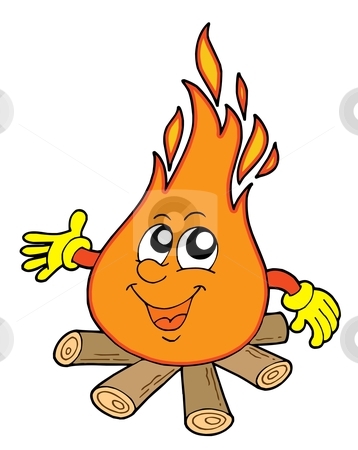 Cartoon Fire With Logs   Clipart Panda   Free Clipart Images