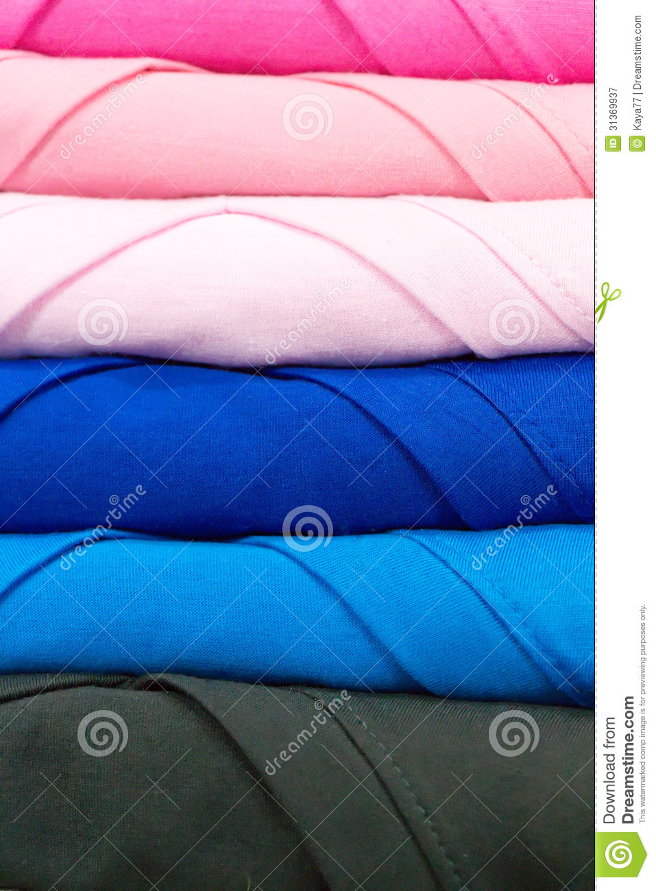 Folded Clothes Royalty Free Stock Photography   Image  31369937