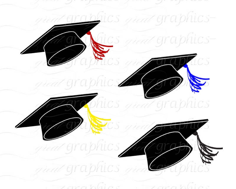 Graduation Streamers Clipart